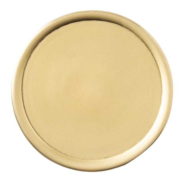 Mancini Gold Matte Brass Coasters Set/4