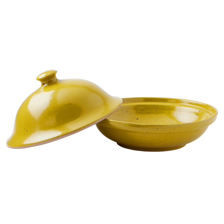 Marcus Chartreuse Salt Glaze Cloche Large Serving Platter