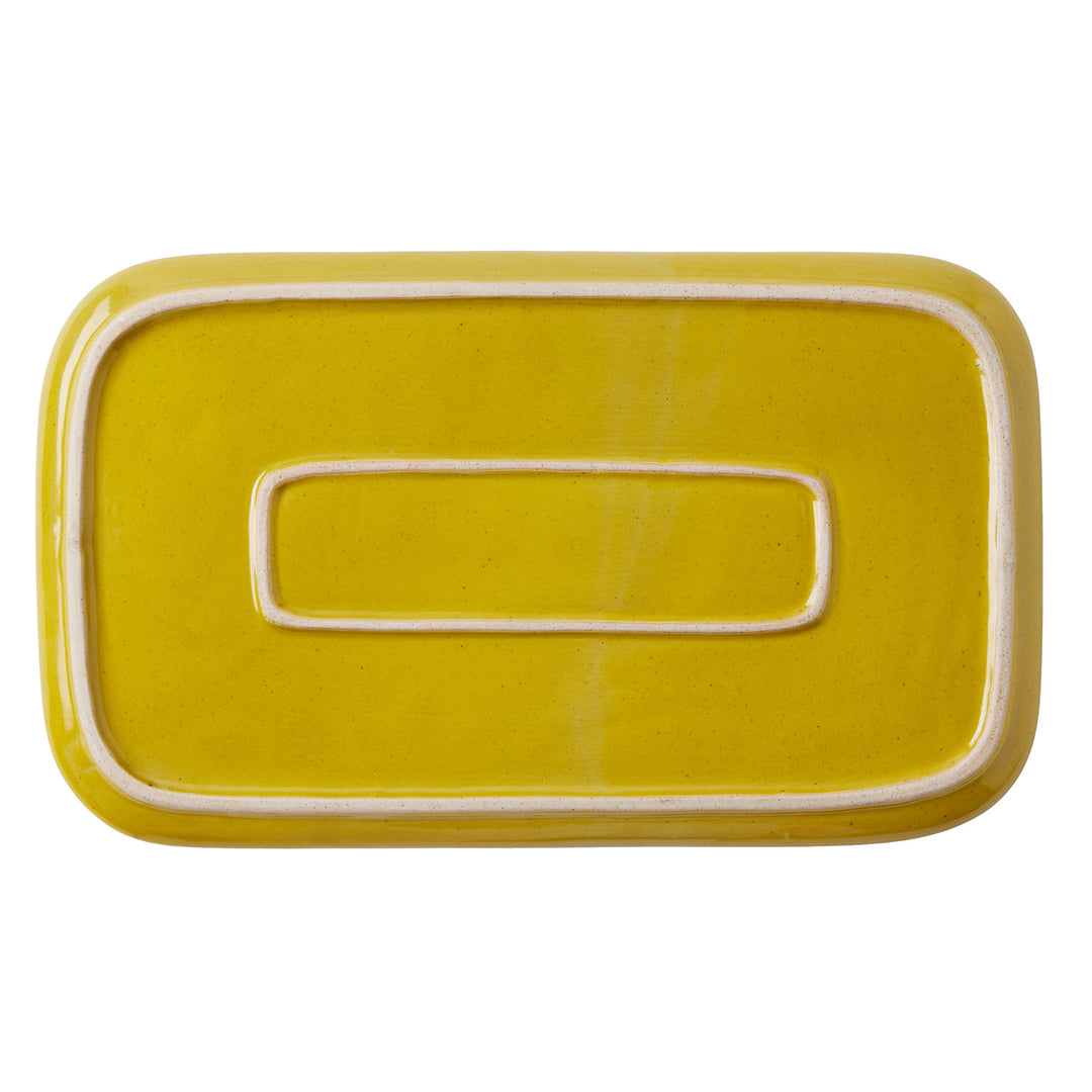 Marcus Chartreuse Salt Glaze Rectangular Serving Platters Set of 2