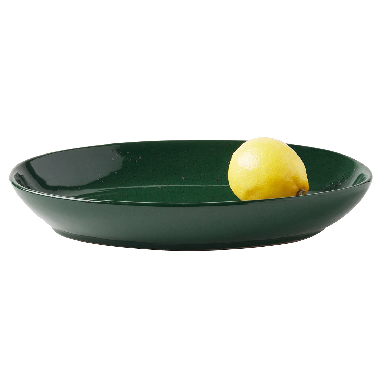 Large round outlet serving platter