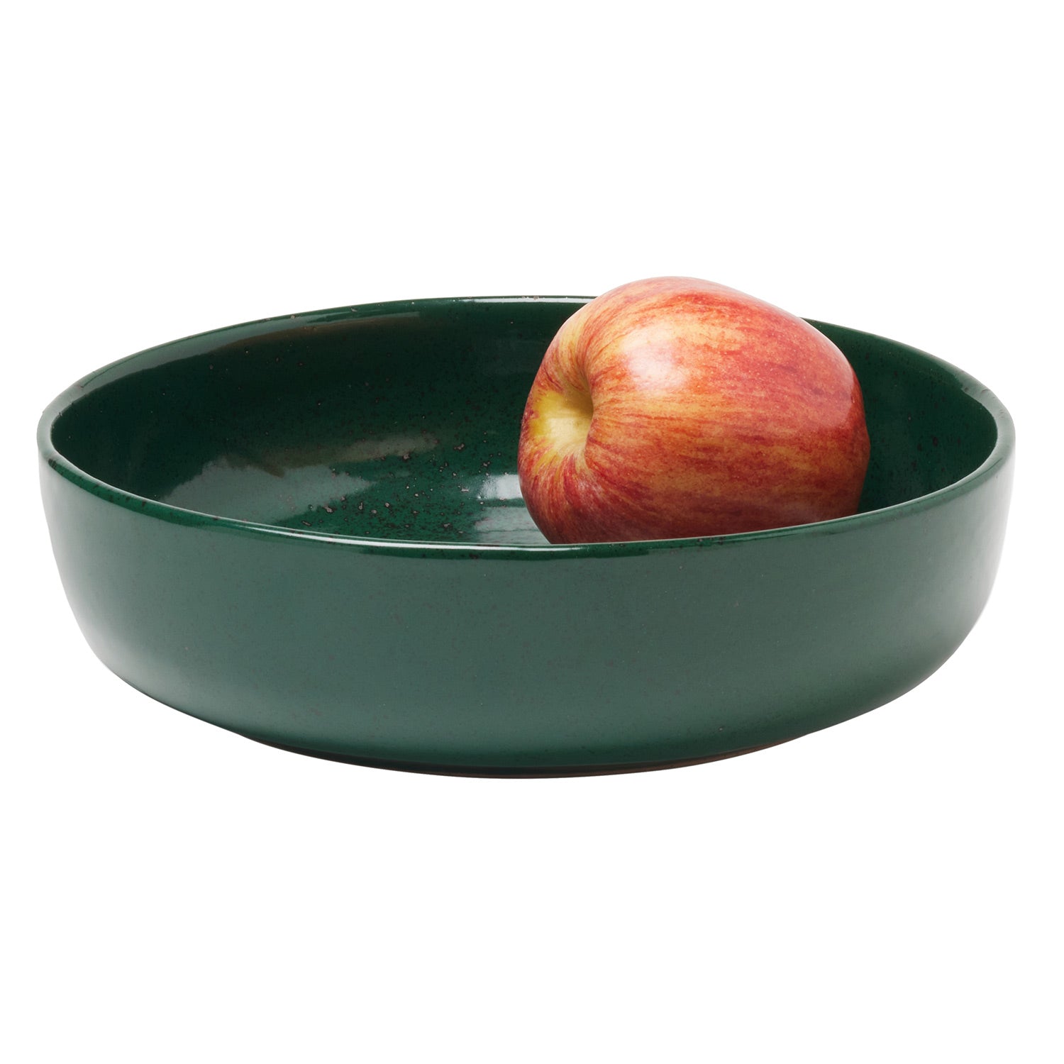 Marcus Dark Green Salt Glaze Large Round Serving Bowl Set/2 - Thumbnail 5