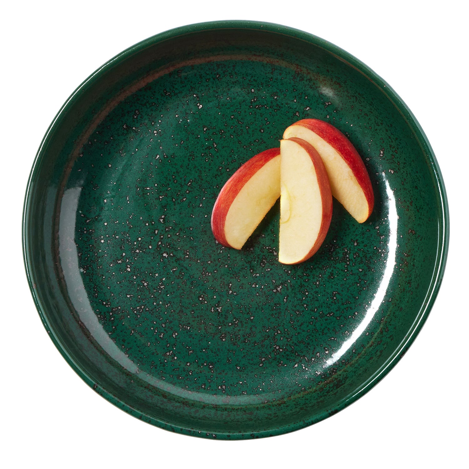 Marcus Dark Green Salt Glaze Large Round Serving Bowl Set/2 - Thumbnail 4