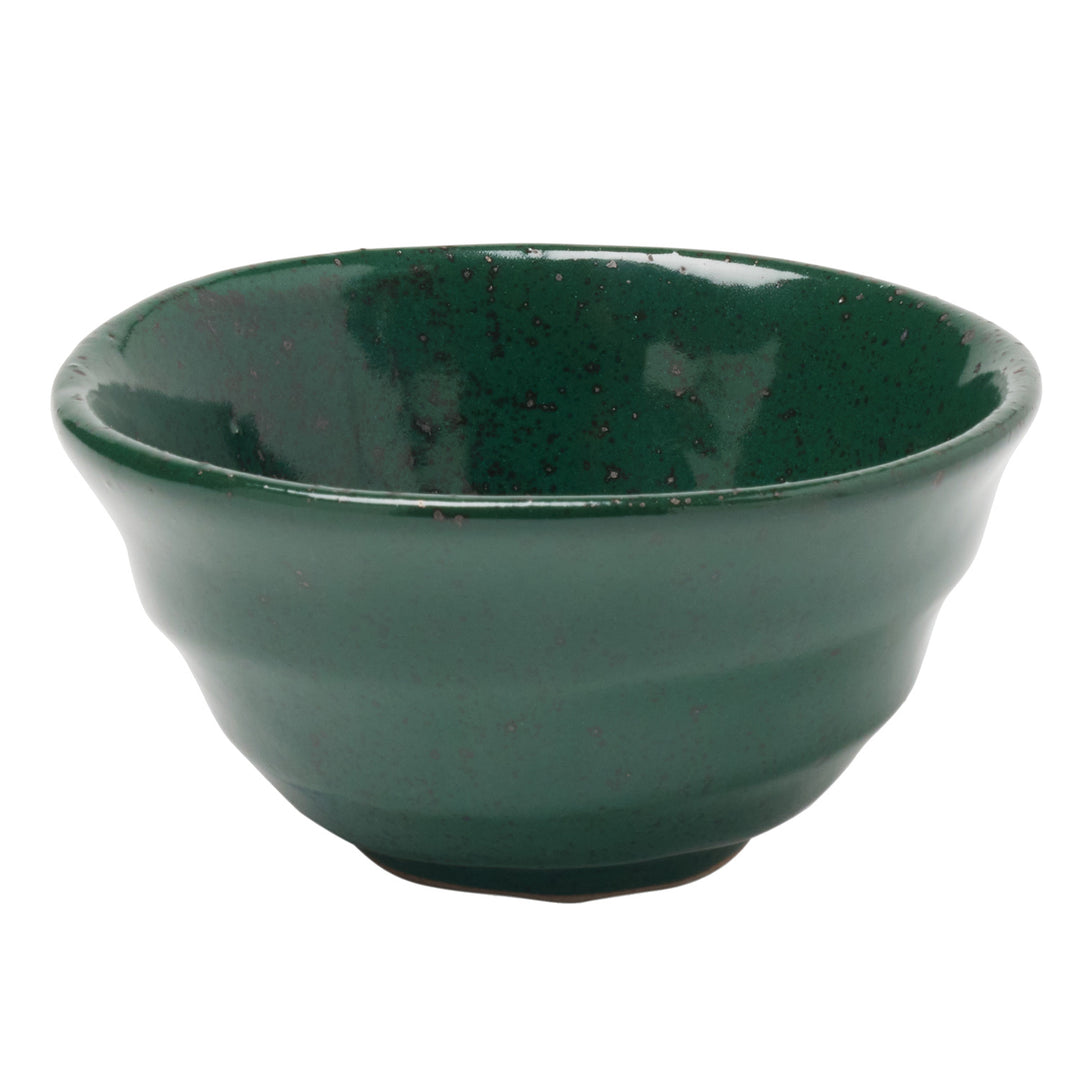 Marcus Dark Green Salt Glaze Small Bowl Set/4
