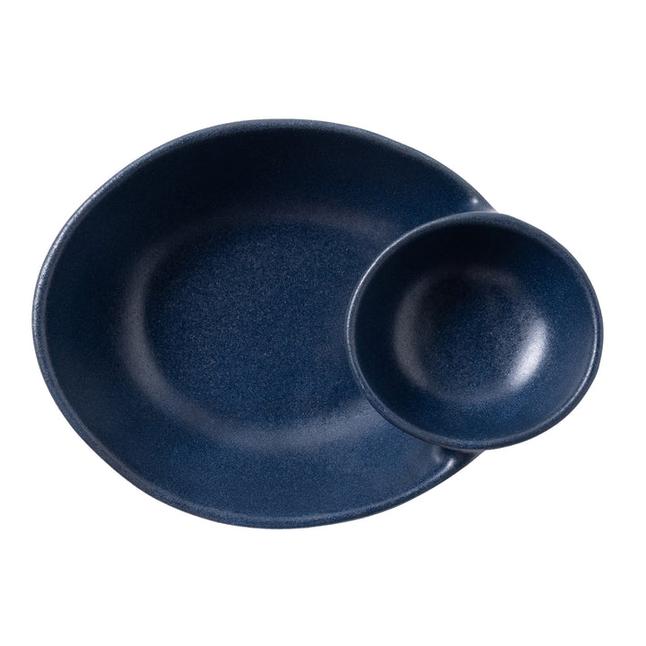 Marcus Matte Navy Olive Bowl Set/2