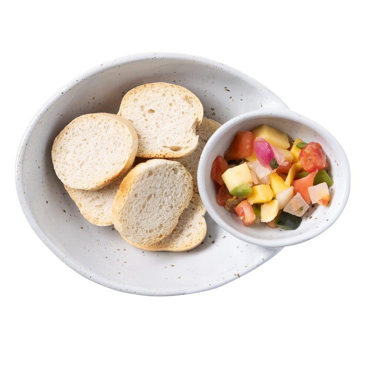 Marcus White Salt Glaze Olive Bowl Set/2