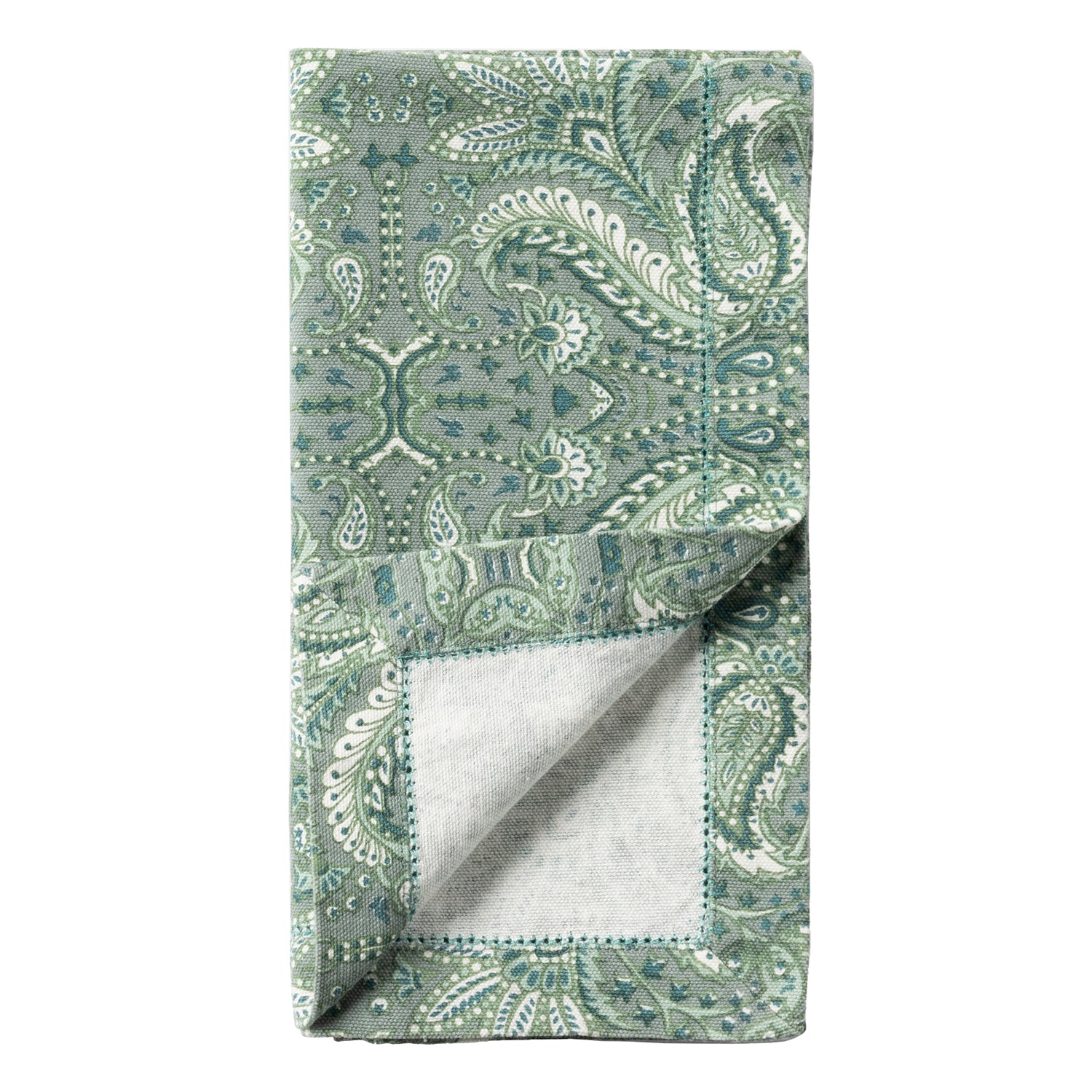 Mathilde Forest Green Paisley Napkin Set