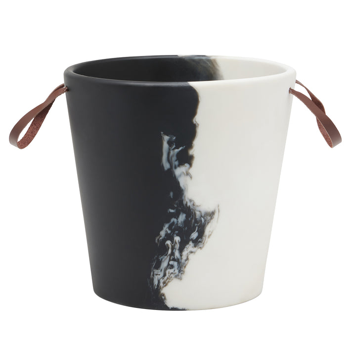 Maxton Black/White Resin Champagne Bucket