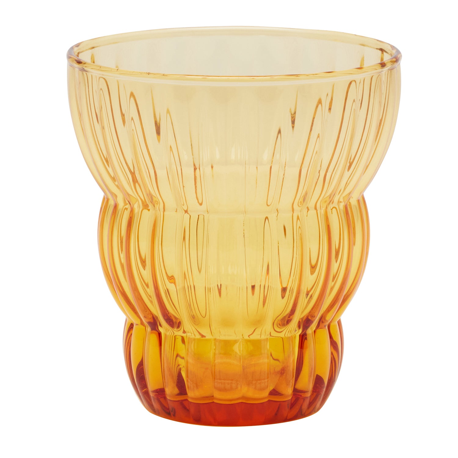 Meredith Amber Tumbler Glasses