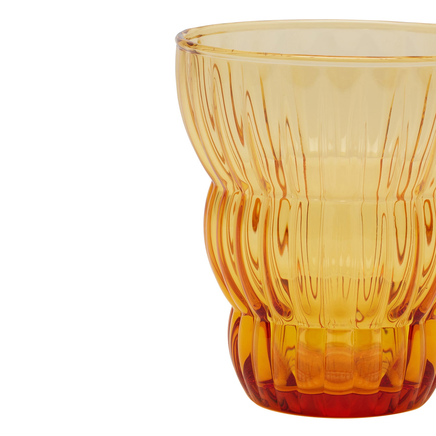 Meredith Amber Tumbler Glasses - Thumbnail 2