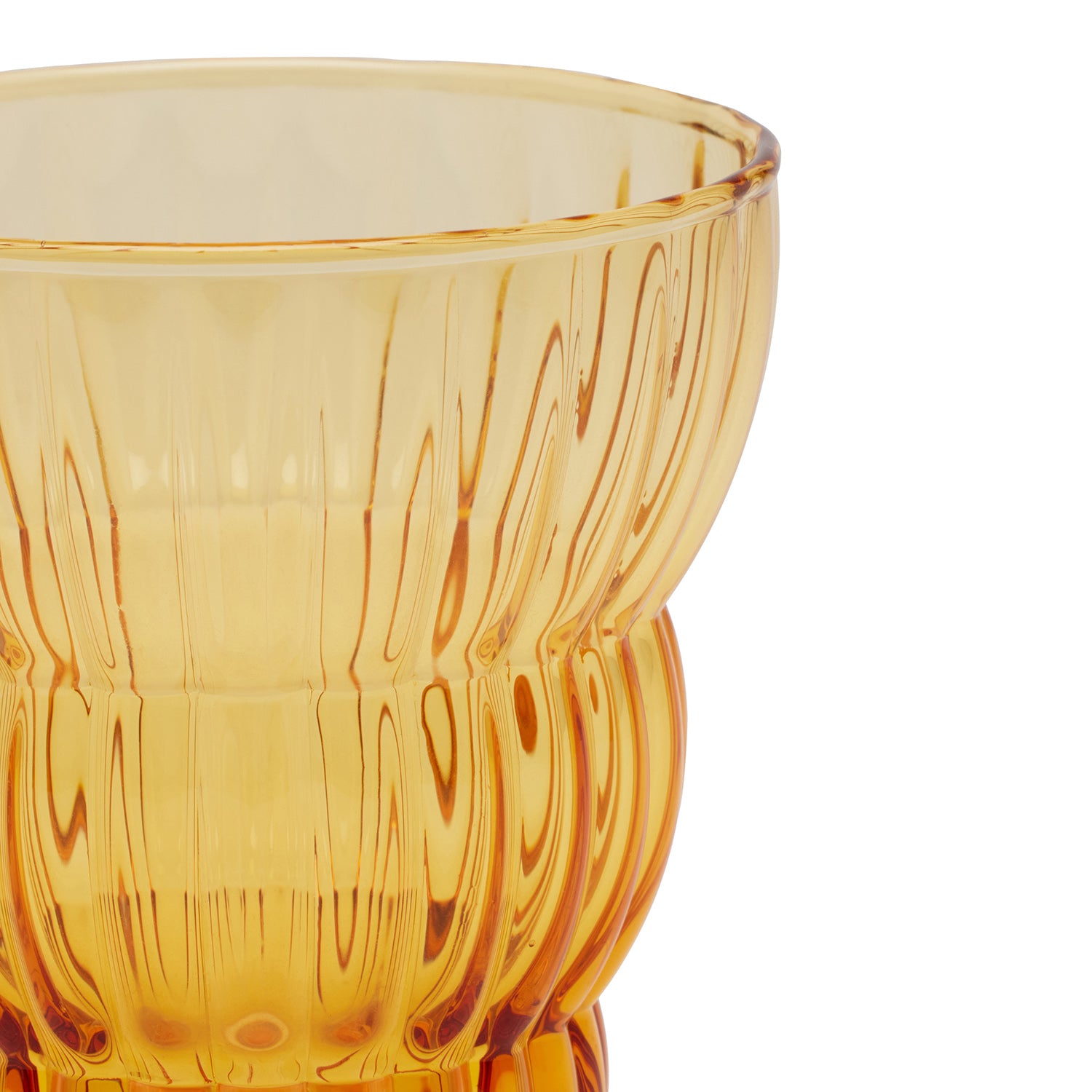 Meredith Amber Tumbler Glasses - Thumbnail 3