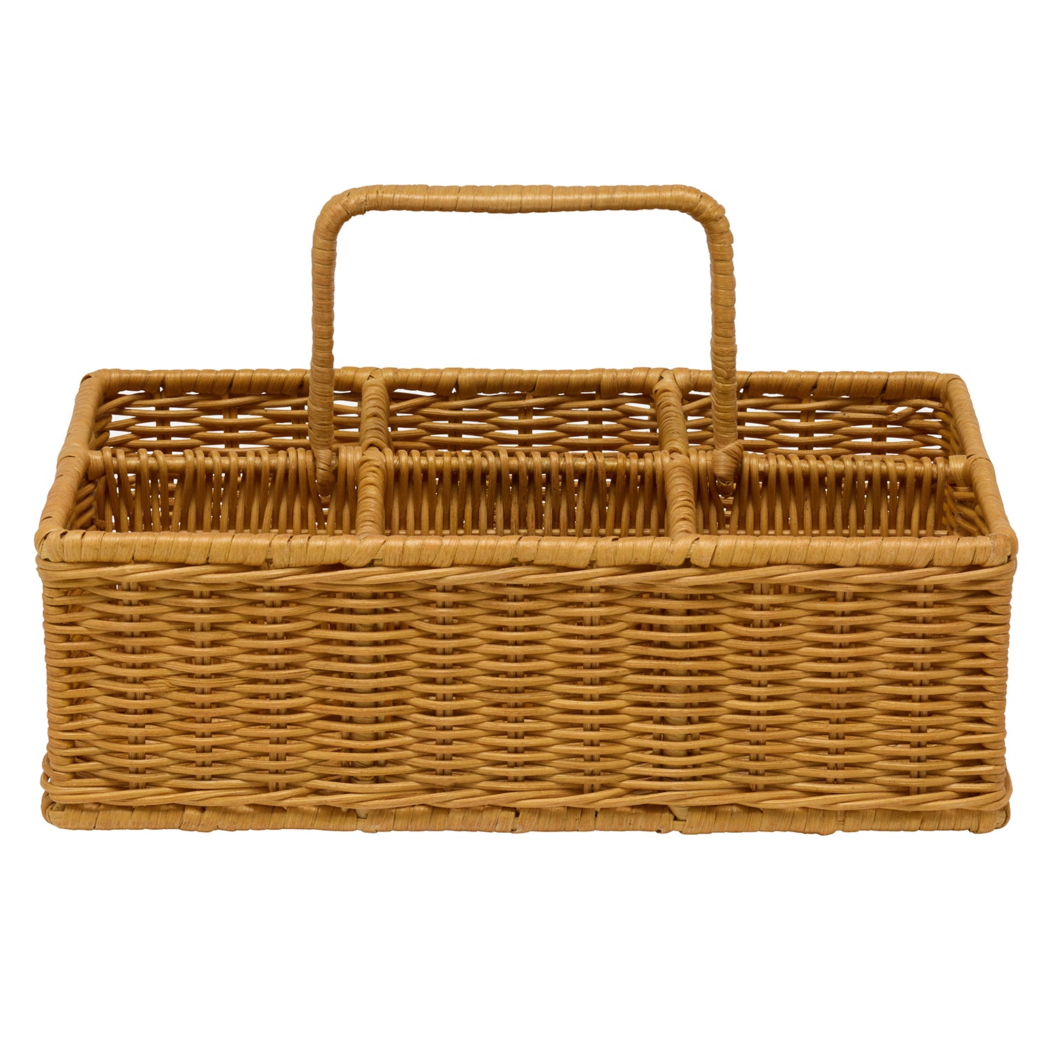 Micaela Light Honey Rattan Glassware Holder - Thumbnail 2