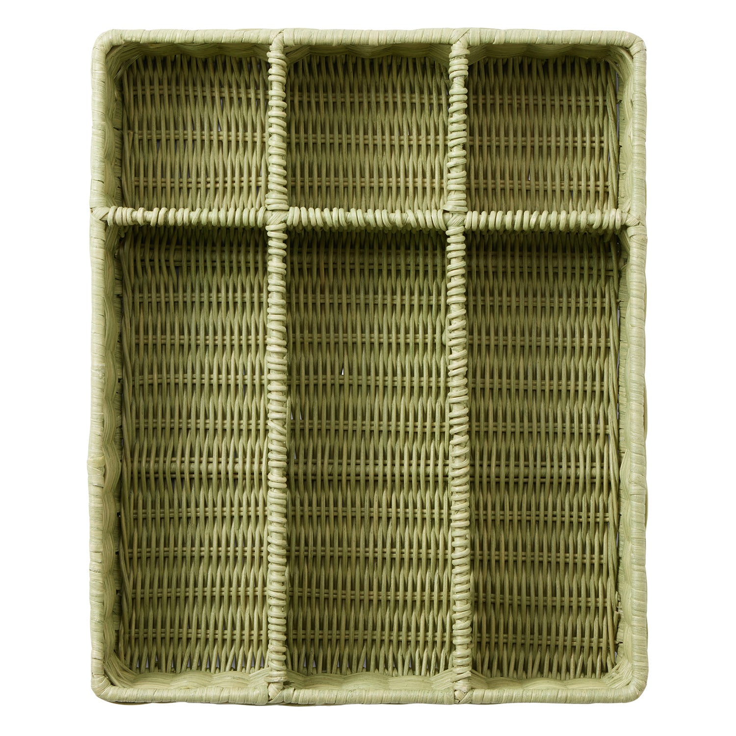 Blue Pheasant Micaela Rattan Flatware Holder