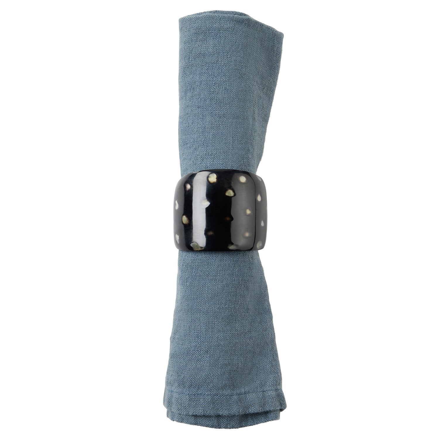 Montague Chambray Linen Napkin Set - Thumbnail 2