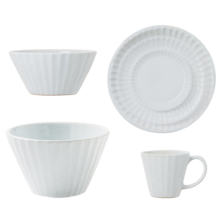 Nathalie Matte White Scallop Design Dinnerware