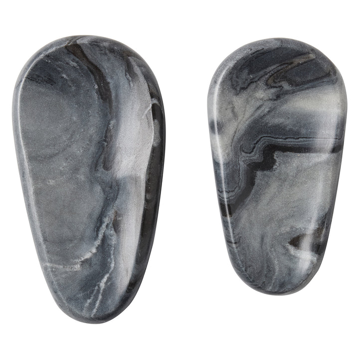 Neya Gray Marble Spoon Rest Set of 2