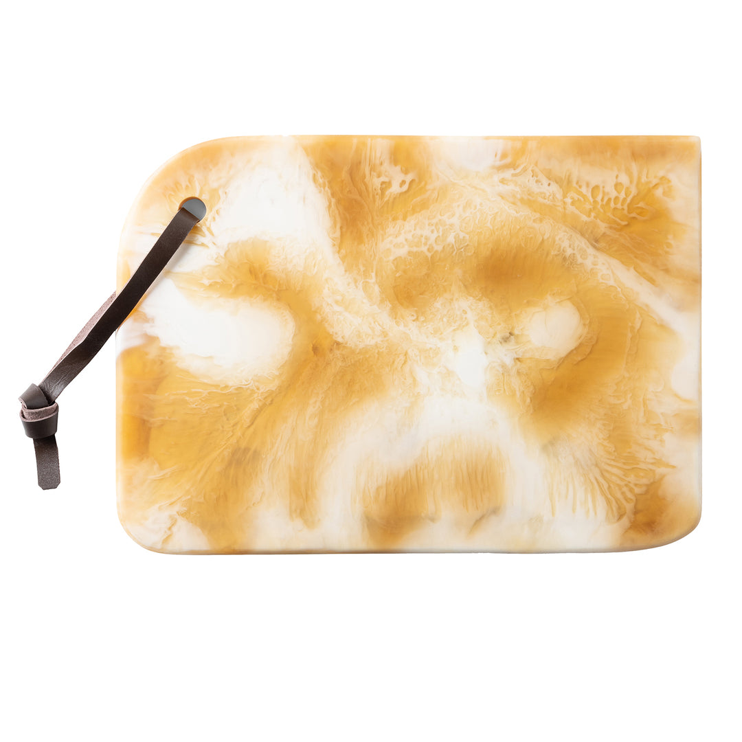 Noah Amber Swirled Serving Board Large