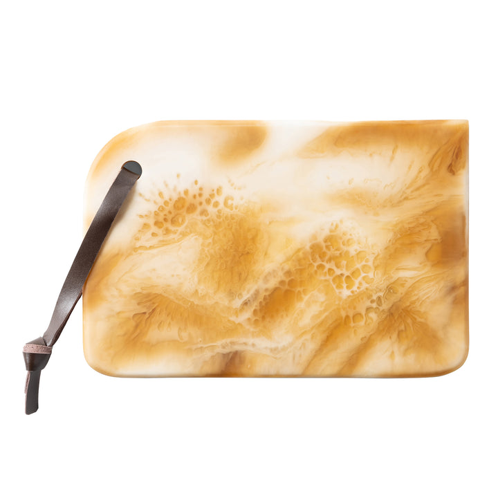 Noah Amber Swirled Serving Board Small