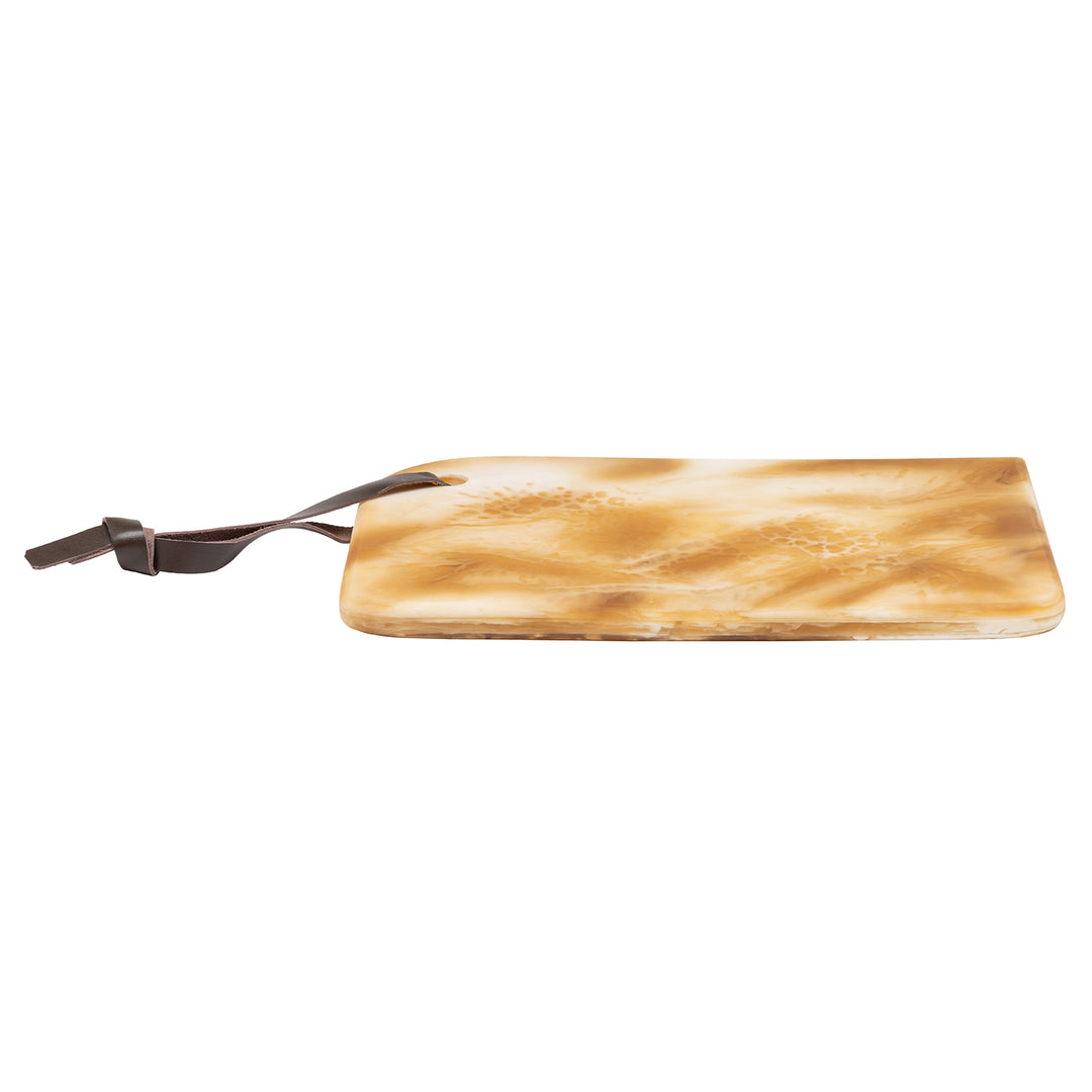 Noah Amber Swirled Serving Board Small