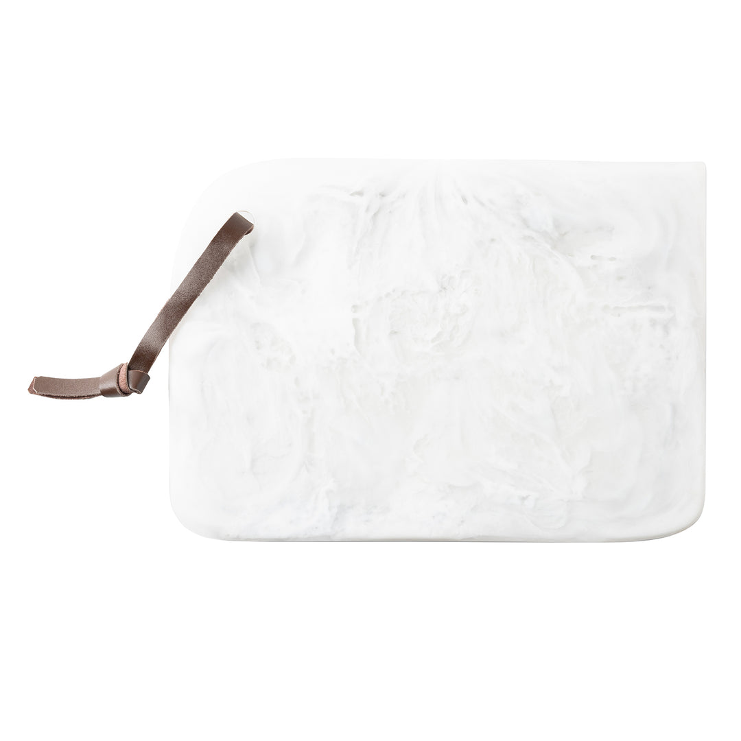 Noah White Swirled Serving Board Large