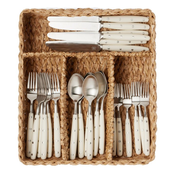 Palmer Natural Flatware Holder Brown Grass