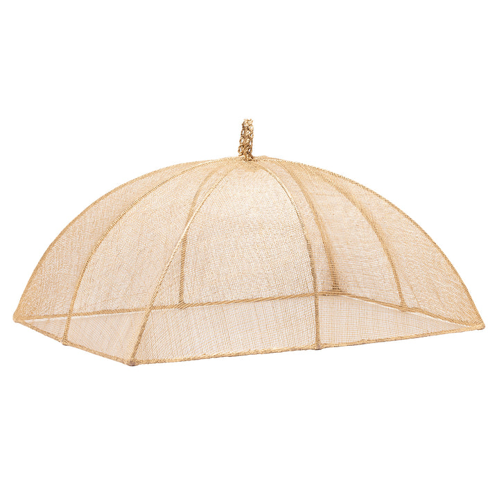 Rachel Gold Rectangular Food Covers Set/2