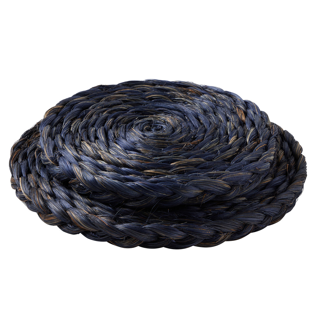 Reid Navy Round Pot Trivets Abaca Set/2