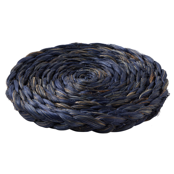 Reid Navy Round Pot Trivets Abaca Set/2