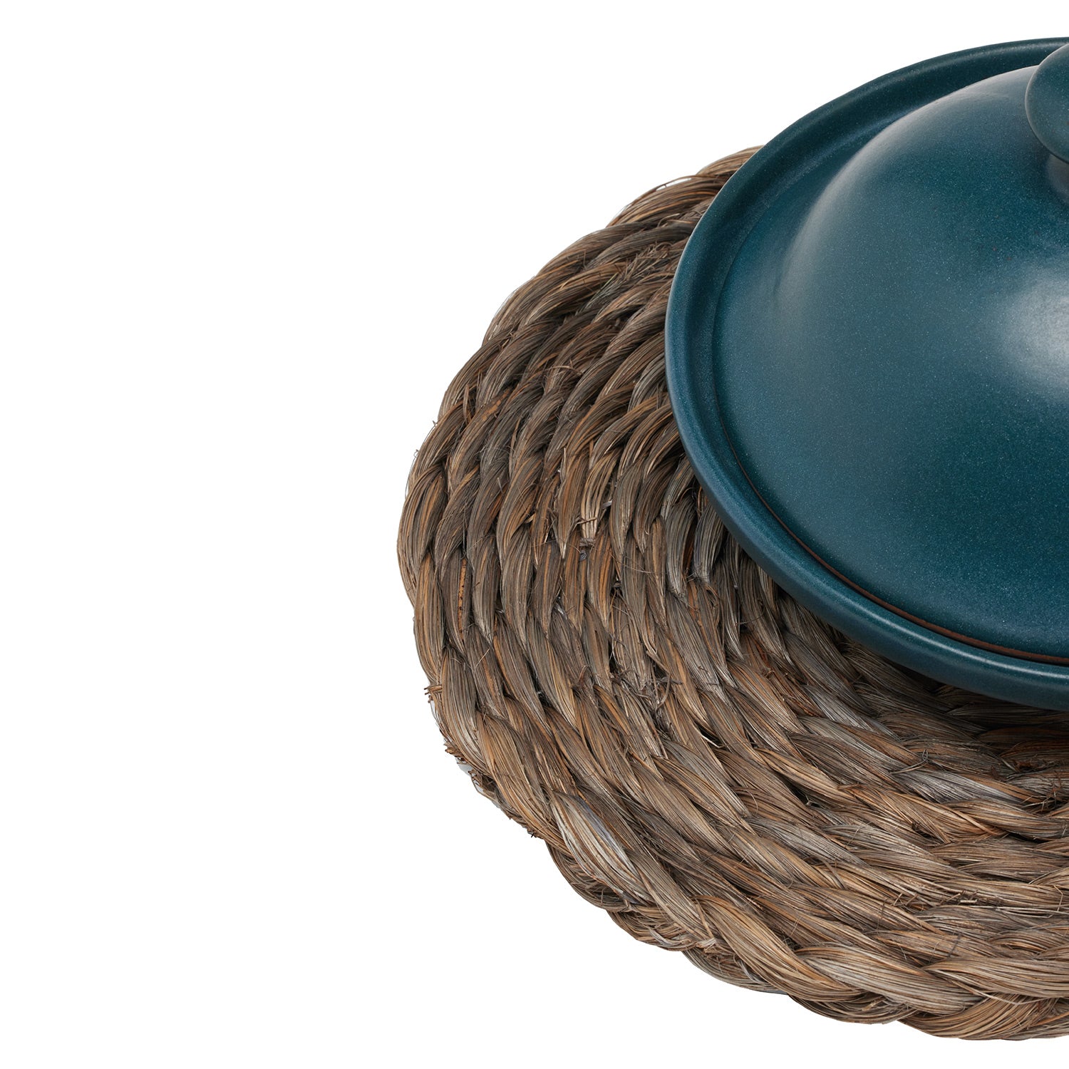 Reid Storm Dust Round Pot Trivets Abaca Set/2 - Thumbnail 2