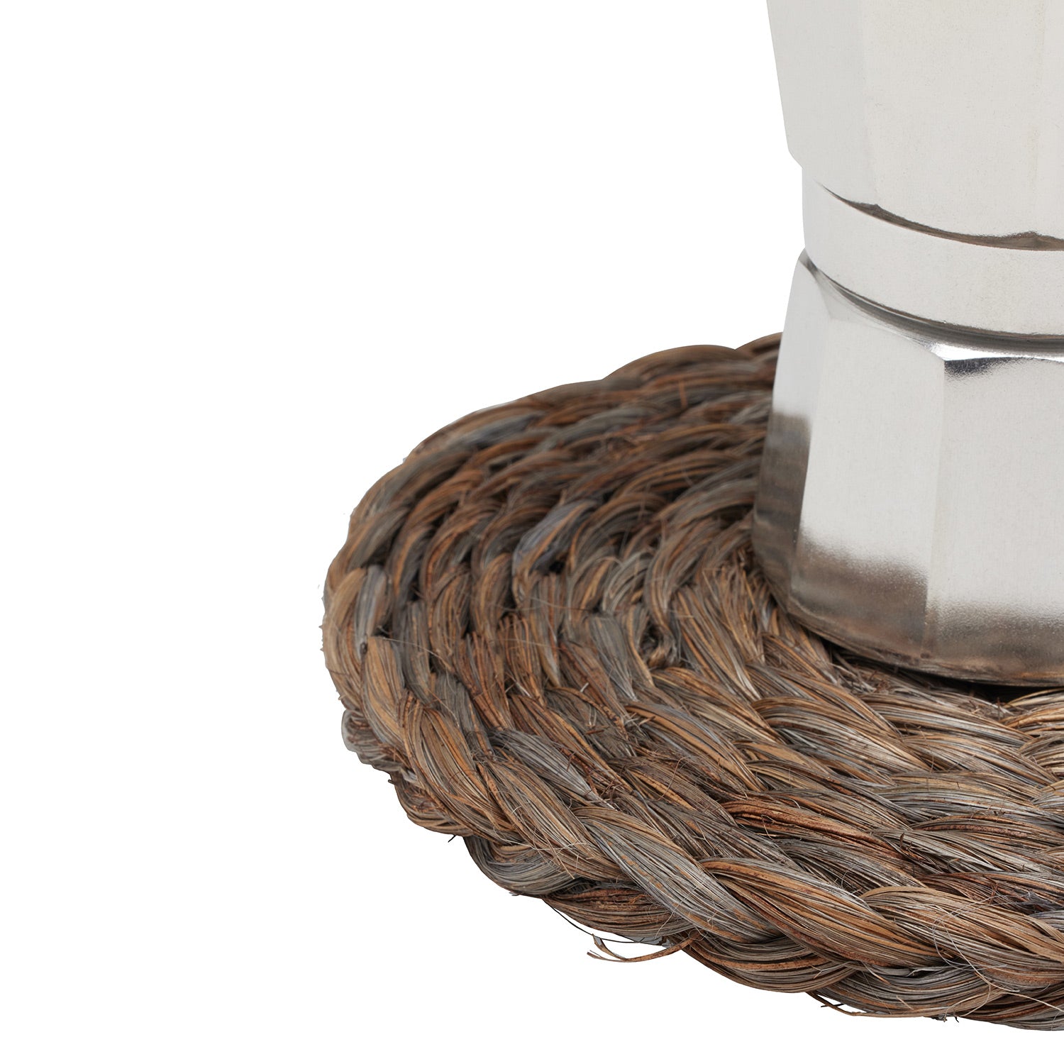 Reid Storm Dust Round Pot Trivets Abaca Set/2 - Thumbnail 5