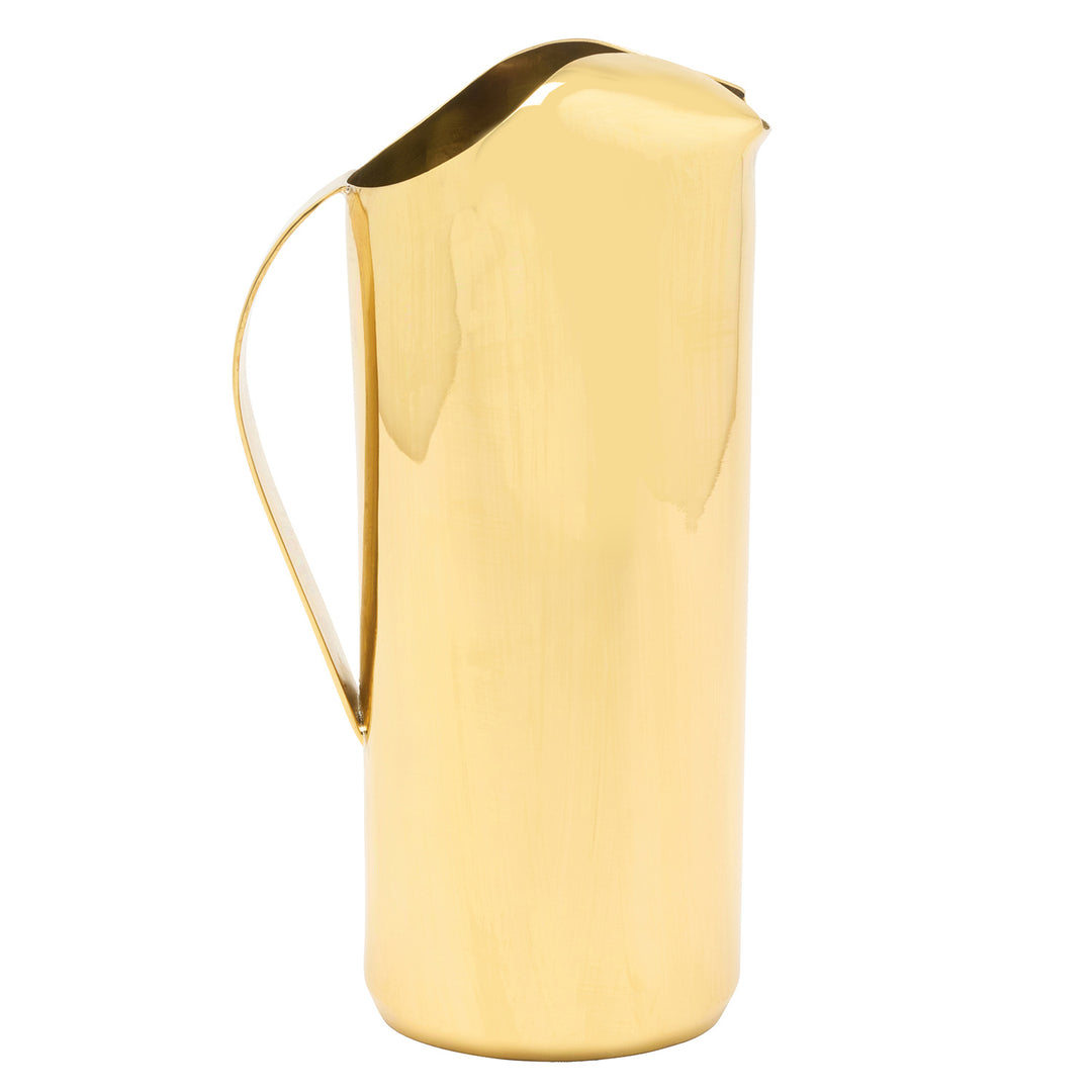 Renley Polished Gold Pitcher