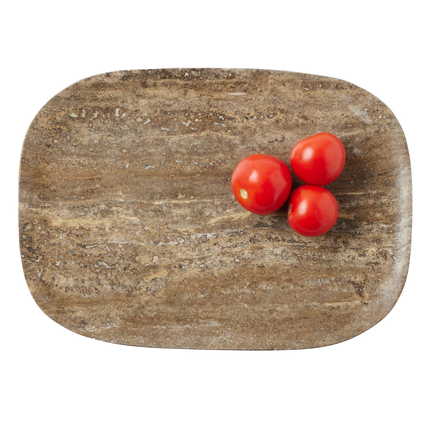Rhea Gray Travertine Serving Trays Set/2 - Thumbnail 4