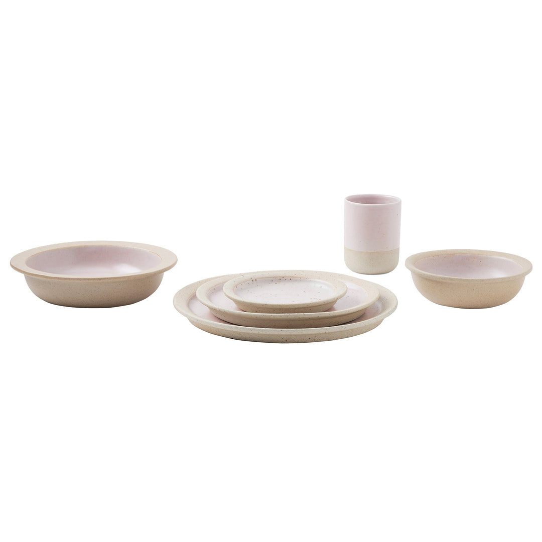 Rivka Pink Salt Glaze Dinnerware