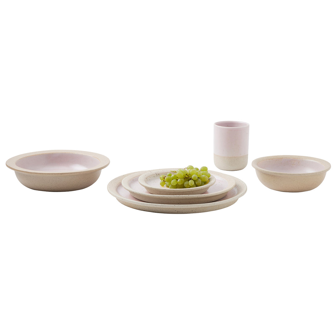 Rivka Pink Salt Glaze Dinnerware