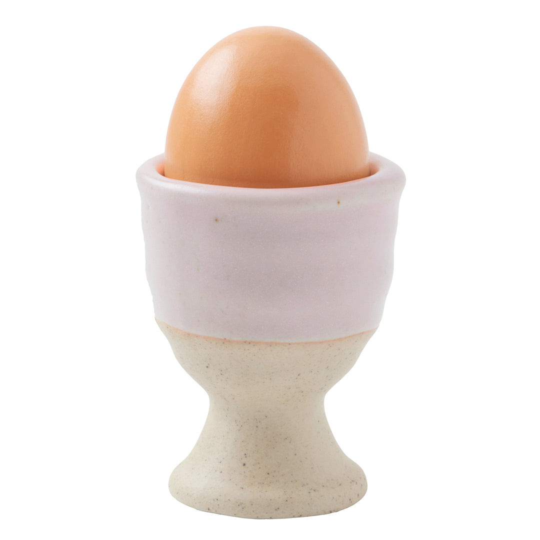 Rivka Pink Salt Glaze Egg Cups Set/4
