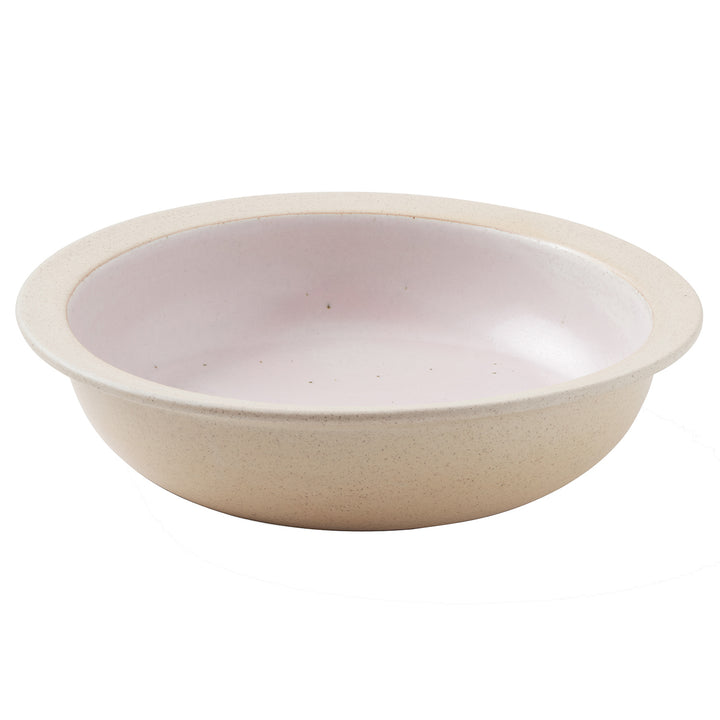 Rivka Pink Salt Glaze Serving Bowl (Large) Set/2