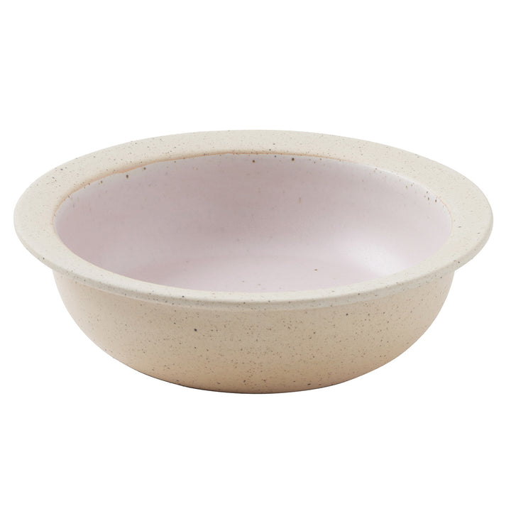 Rivka Pink Salt Glaze Serving Bowl (Medium) Set/2