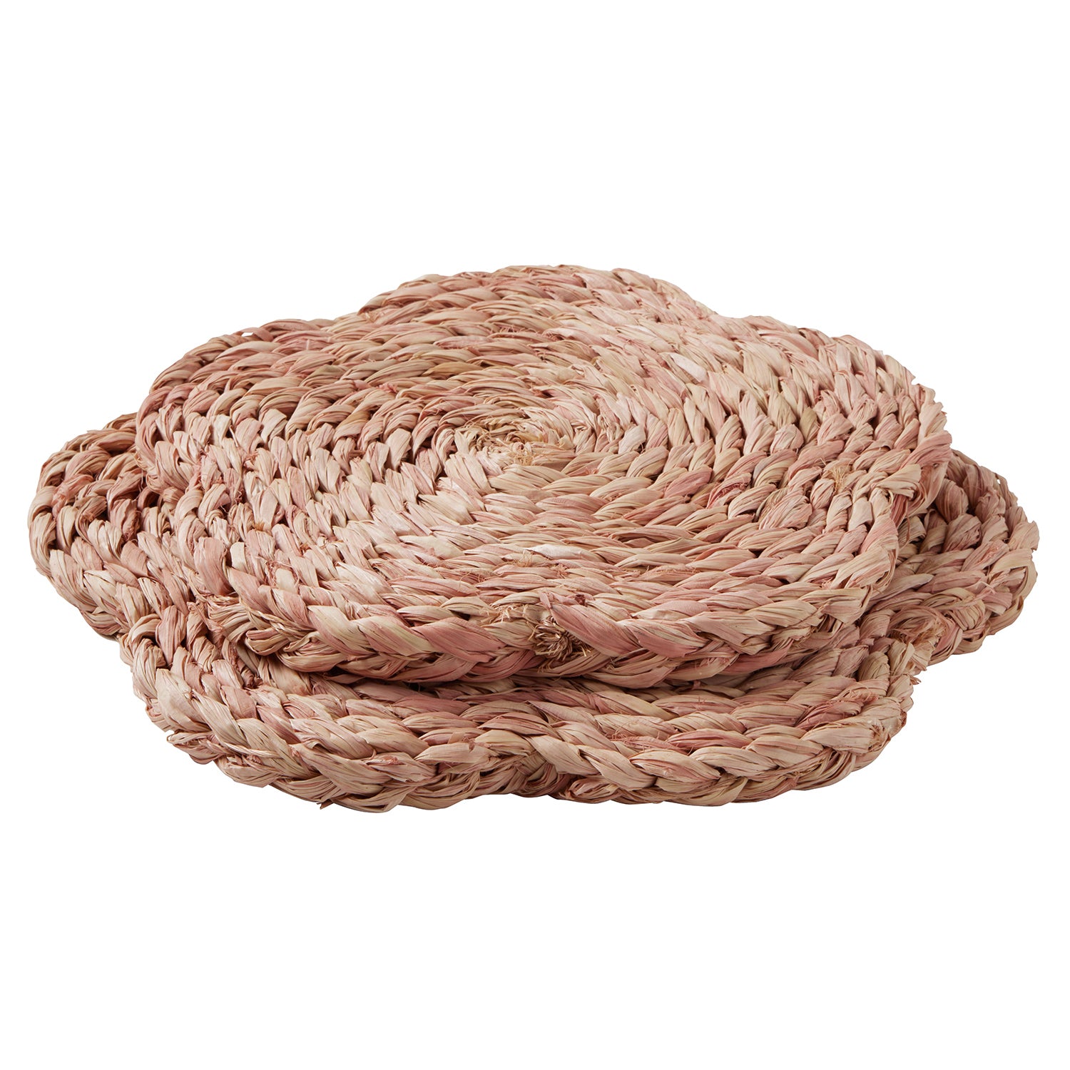Romy Light Pink Pot Trivets Raffia Set/2 – Hudson & Vine