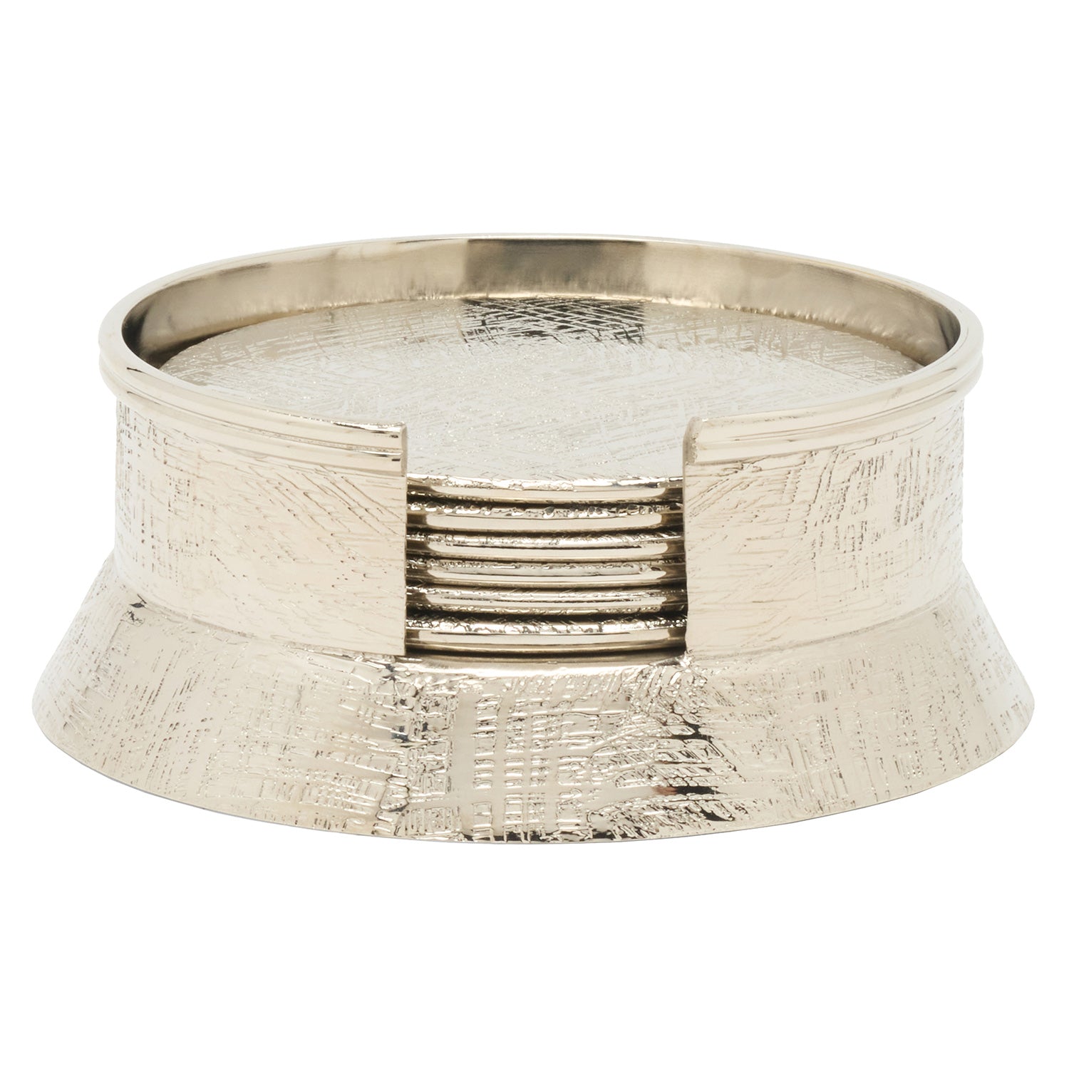 Sevasti Shiny Nickel Coasters