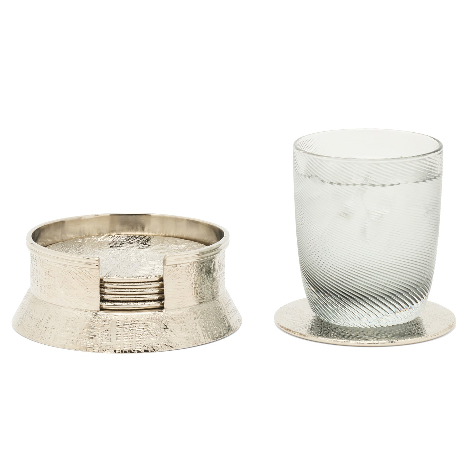 Sevasti Shiny Nickel Coasters - Thumbnail 2