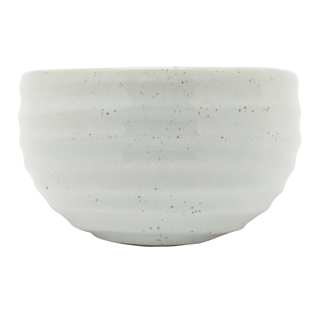 Starla White Salt Glaze Serving Bowl Set/3