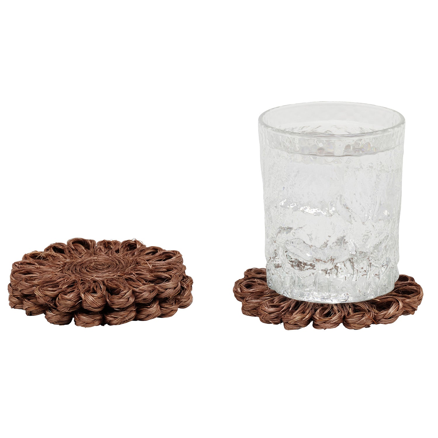 Teigan Brown Floral Coasters Set/4 - Thumbnail 4