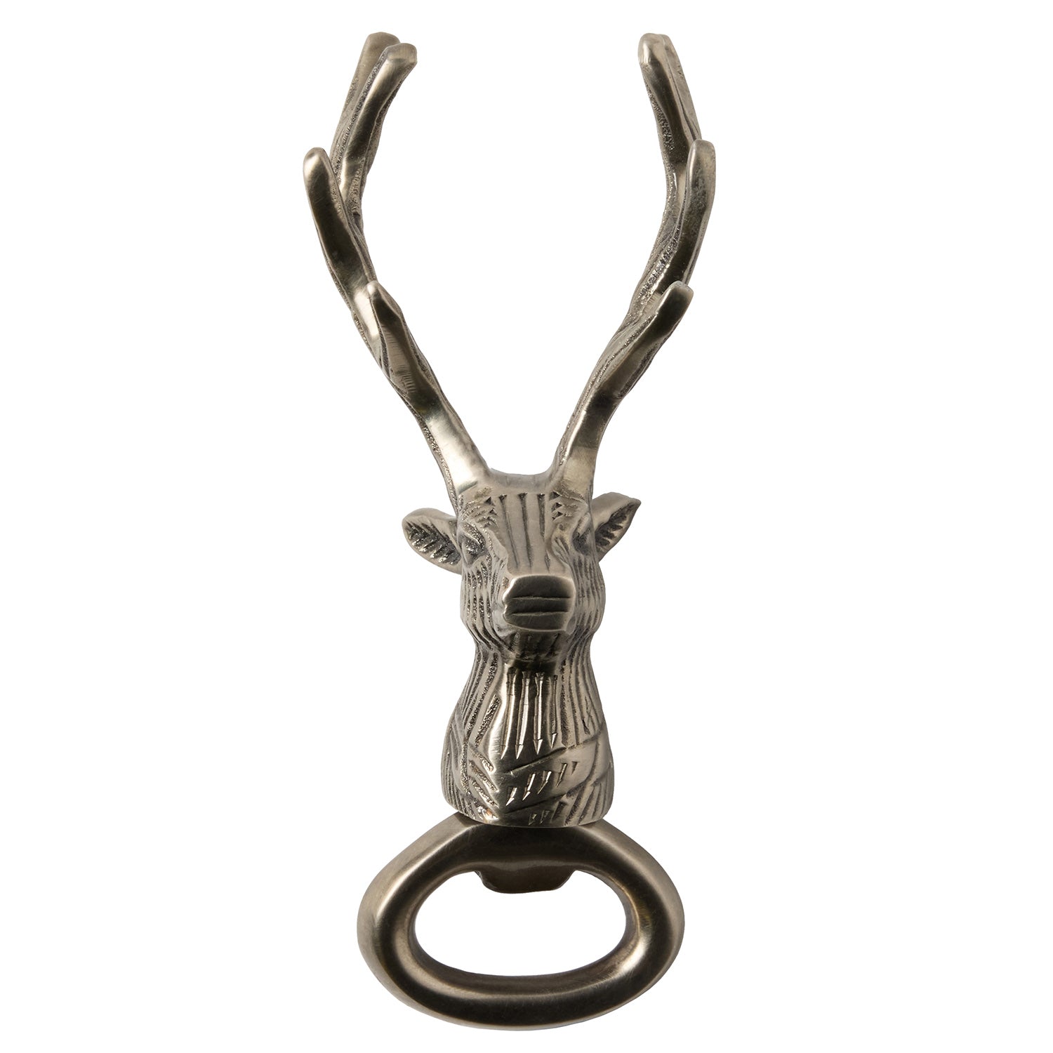 Theodore Antique Pewter Bottle Opener