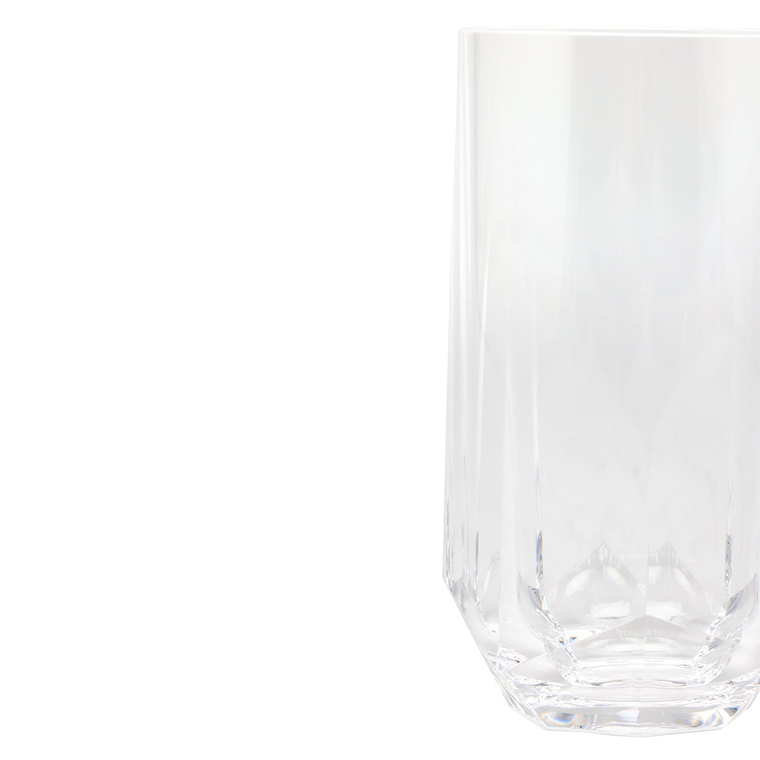 Triton Clear Acrylic Highball Glasses Set/6 - Thumbnail 2