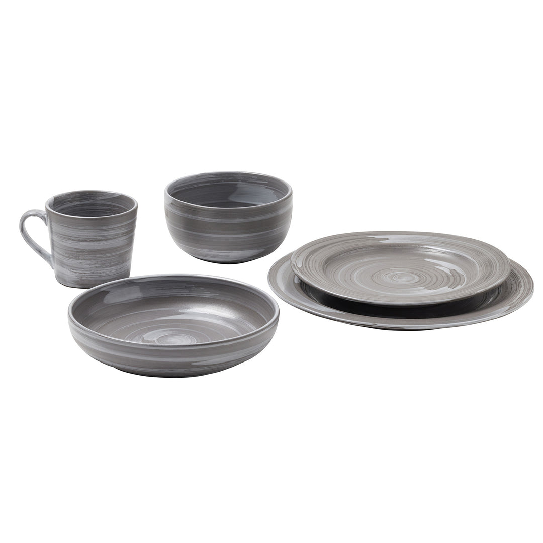 Wyatt Gray Marble Glaze Stoneware Dinnerware