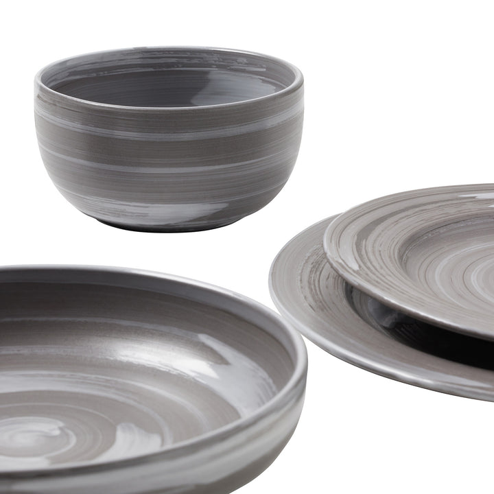 Wyatt Gray Marble Glaze Stoneware Dinnerware