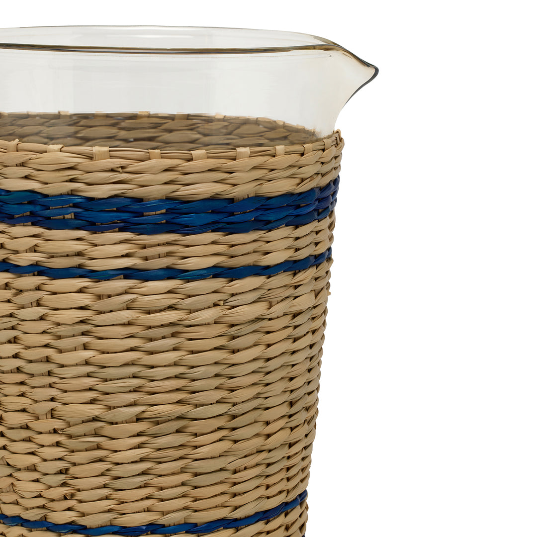 Zaley Natural/Navy Seagrass Pitcher