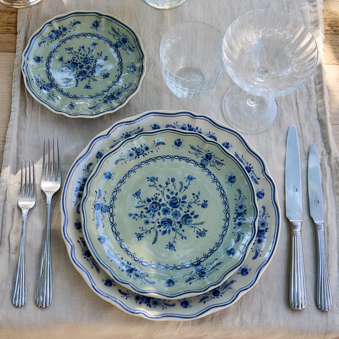 Costa Nova Douro Vintage Brushed Stainless Steel Flatware 5 Pc. Set