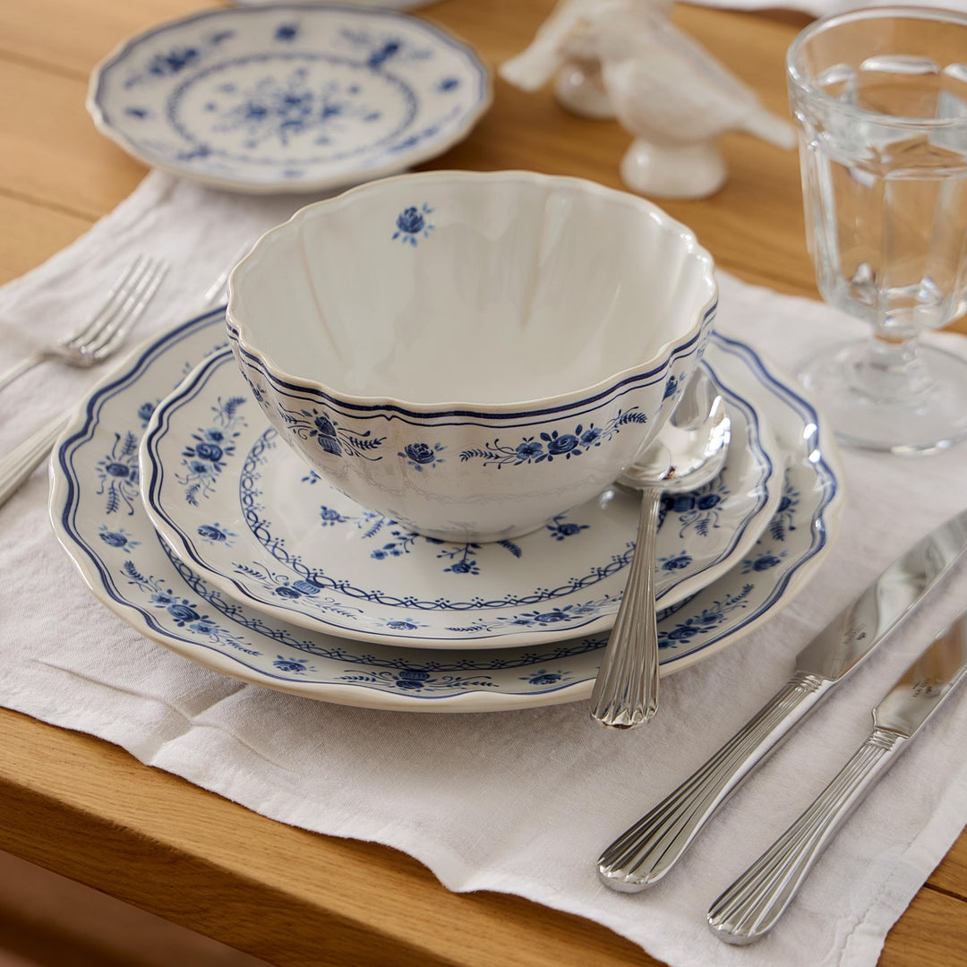 Costa Nova Douro Vintage Brushed Stainless Steel Flatware 5 Pc. Set