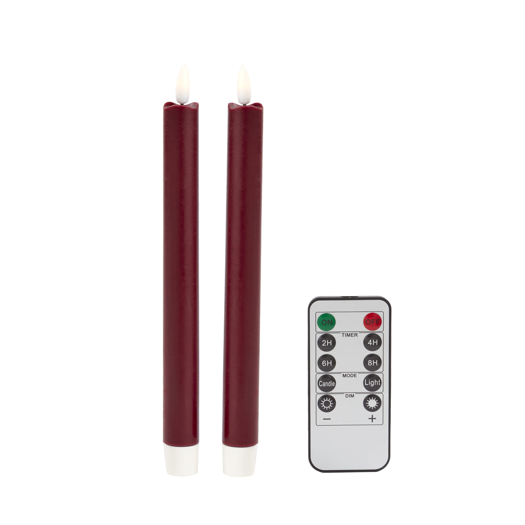 Addison Ross Cherry LED Candles - Set of 2