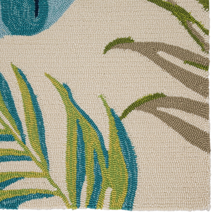 Jaipur Living Fraise Indoor/ Outdoor Floral Blue/ Green Area Rug (CATALINA - CAT52)